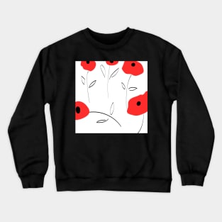 Flowers pattern Crewneck Sweatshirt